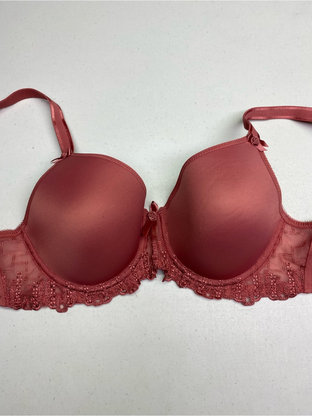 Fitfully Yours DRK CORAL Lightly Lined Underwire, 34C *P1036